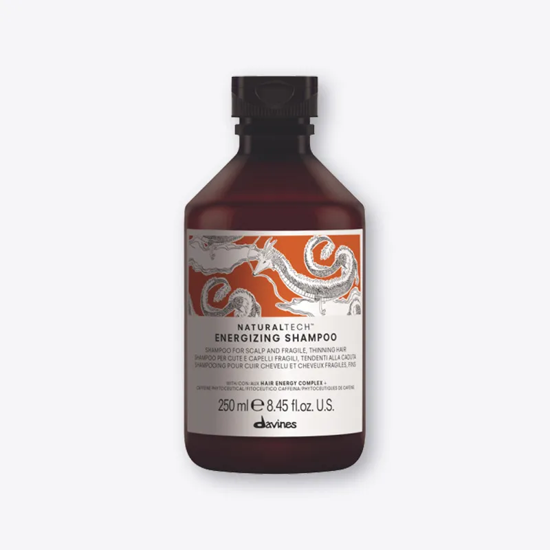 DAVINES NATURALTECH – ENERGIZING SHAMPOO – šampon za prekrvavitev lasišča, proti izpadanju in tanjšanju las
