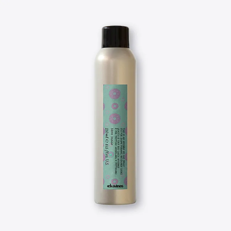 DAVINES MORE INSIDE – INVISIBLE NO GAS SPRAY – lak za lase, brez potisnega plina