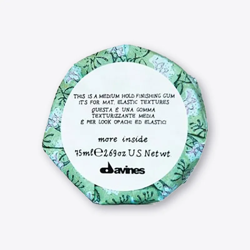 DAVINES MORE INSIDE – MEDIUM HOLD FINISHING GUM,FOR MAT,ELASTIC TEXTURES – gumi za oblikovanje las