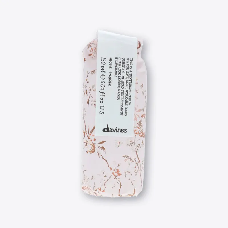 DAVINES MORE INSIDE – TEXTURIZING SERUM, FORSOFT, LIGHT,WORKABLE LOOKS – serum za teksturo in sijaj las