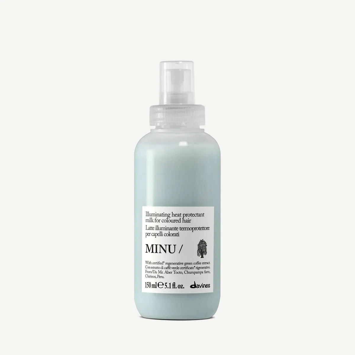 DAVINES MINU MILK – mleko za barvane lase s toplotno zaščito