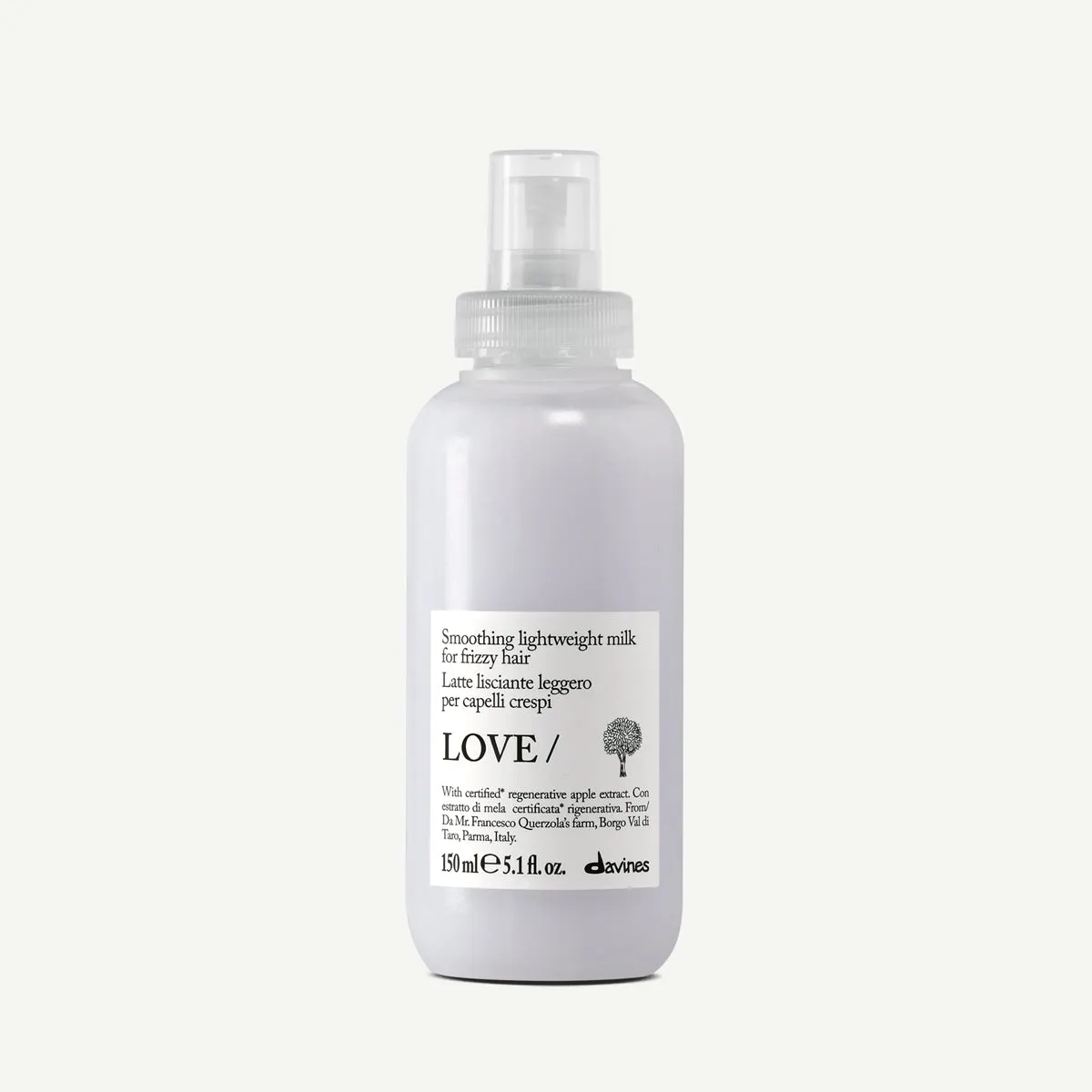 DAVINES LOVE SMOOTHING LIGHTWEIGHT MILK – lahko mleko za glajenje