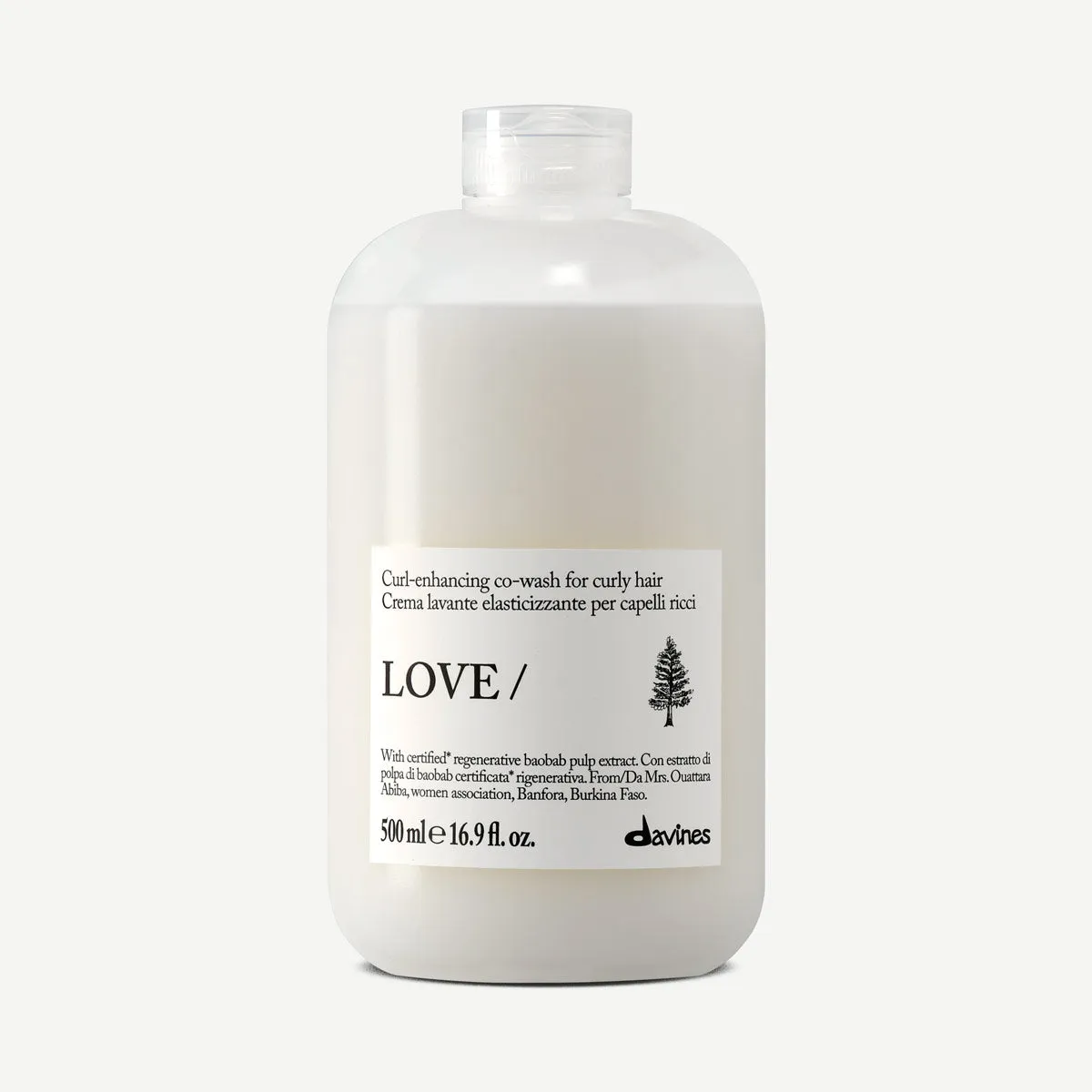 DAVINES LOVE CURL CO-WASH – čistilni balzam za kodre
