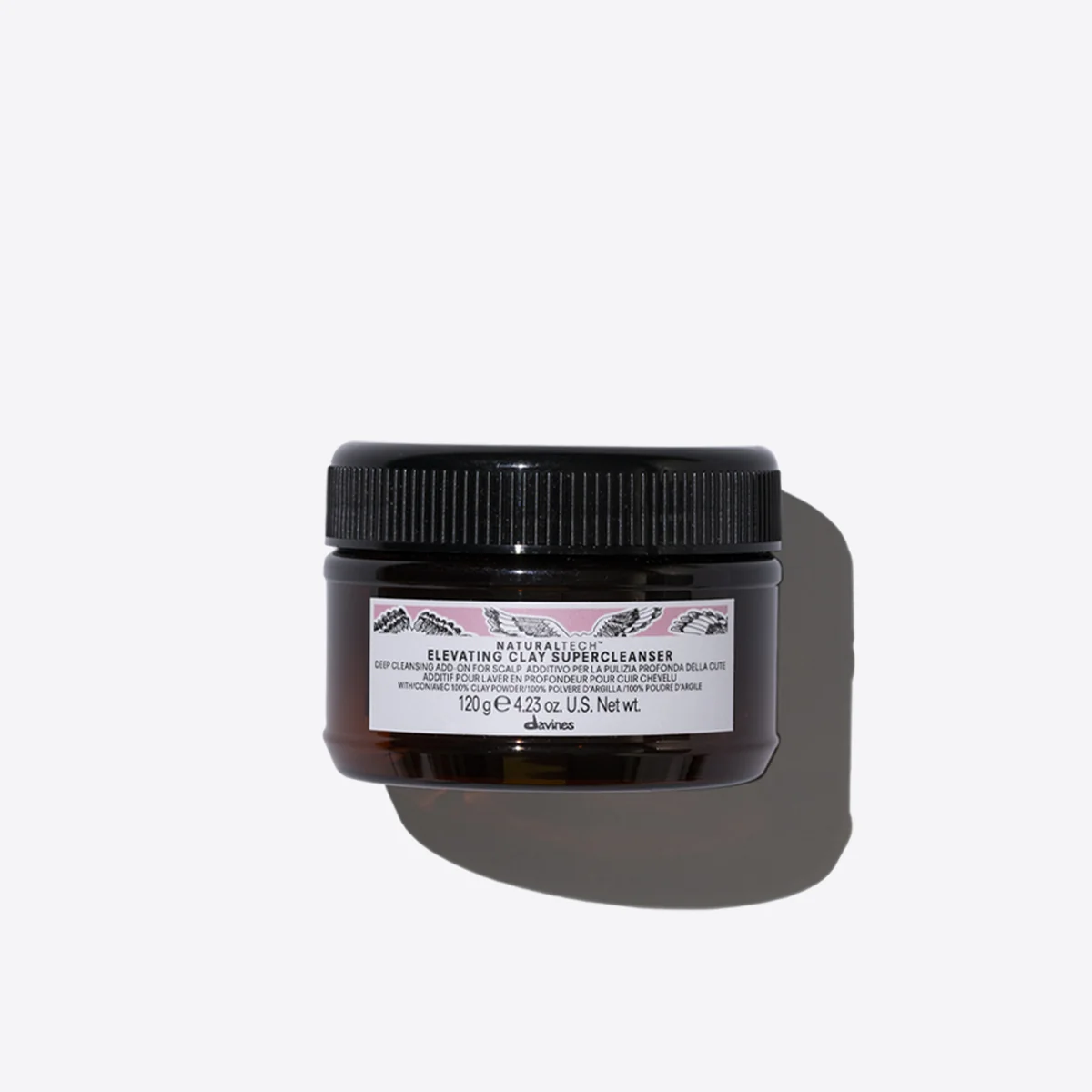 Davines Naturaltech Elevating Clay Supercleanser, 100 % naravna glina v prahu, 120 g